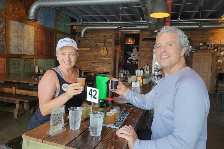 A refreshing way to end a great day on the water!