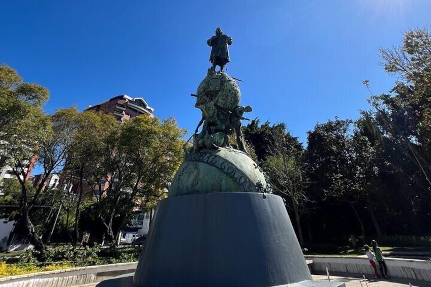 Monument to Christopher Columbus.