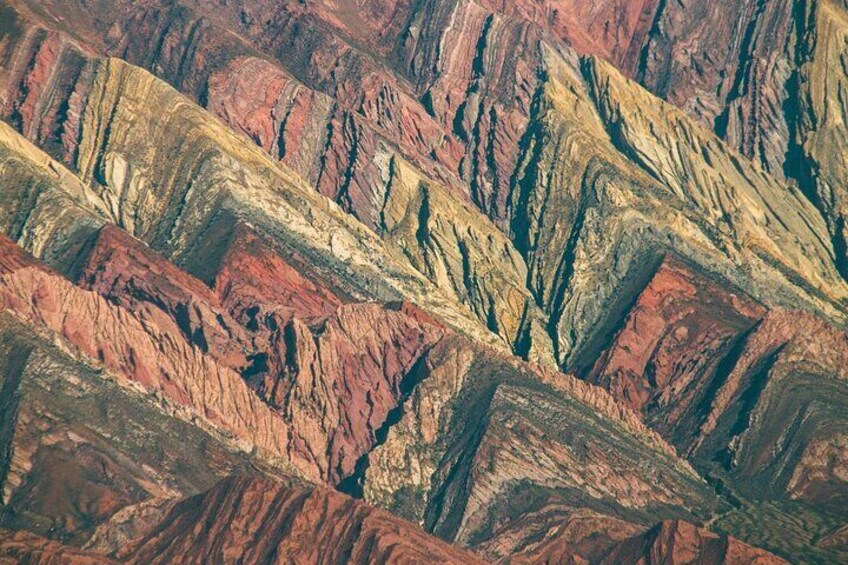 From Salta: Serranías del Hornocal with its hill of 14 colors