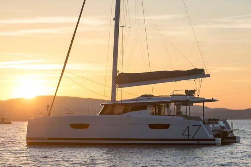 Mykonos Semi Private Cruise in Brand New Luxurious Catamaran