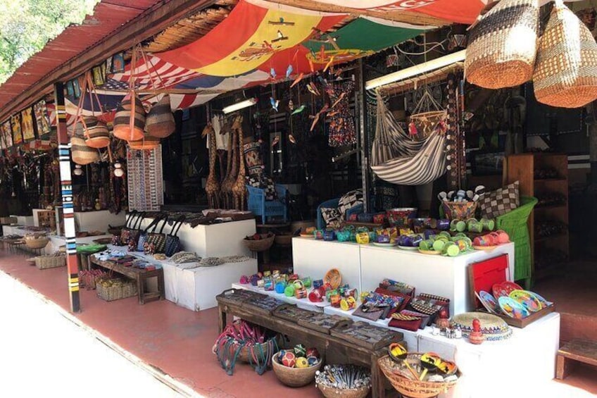 Souvenir Market at Lesedi cultural village 