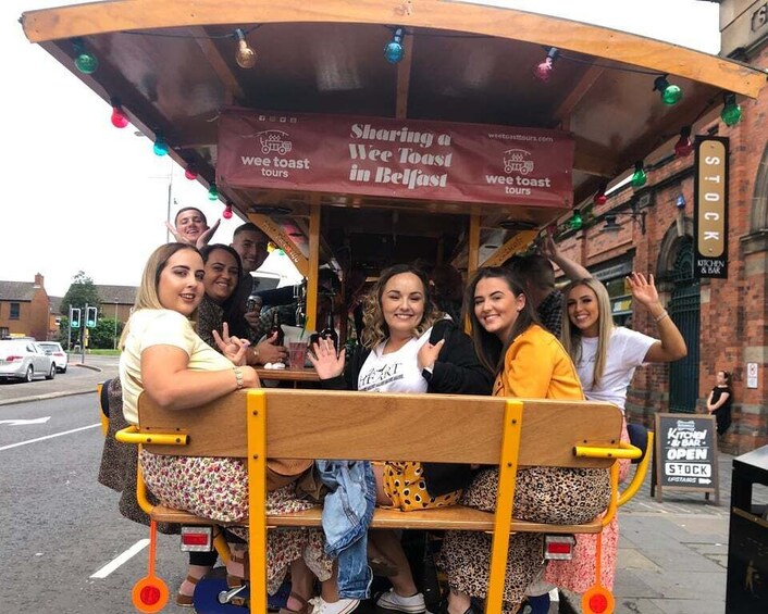 Picture 2 for Activity Belfast: Cathedral Quarter Beer Bike Tour