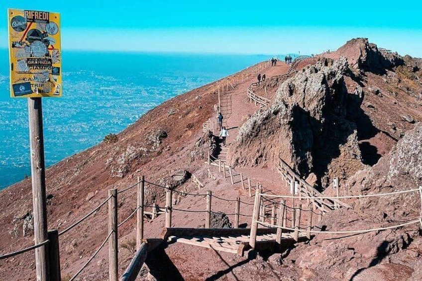 Mount Vesuvius Crater visit from Naples