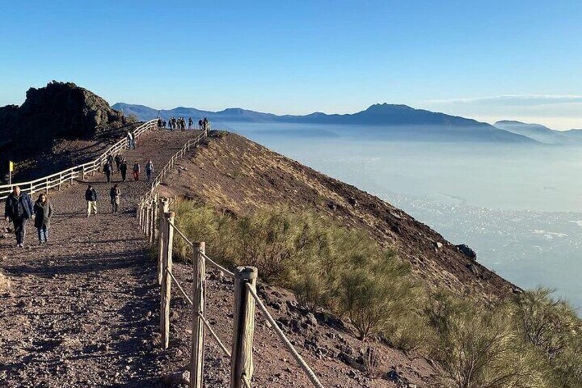 Mount Vesuvius Crater visit from Naples