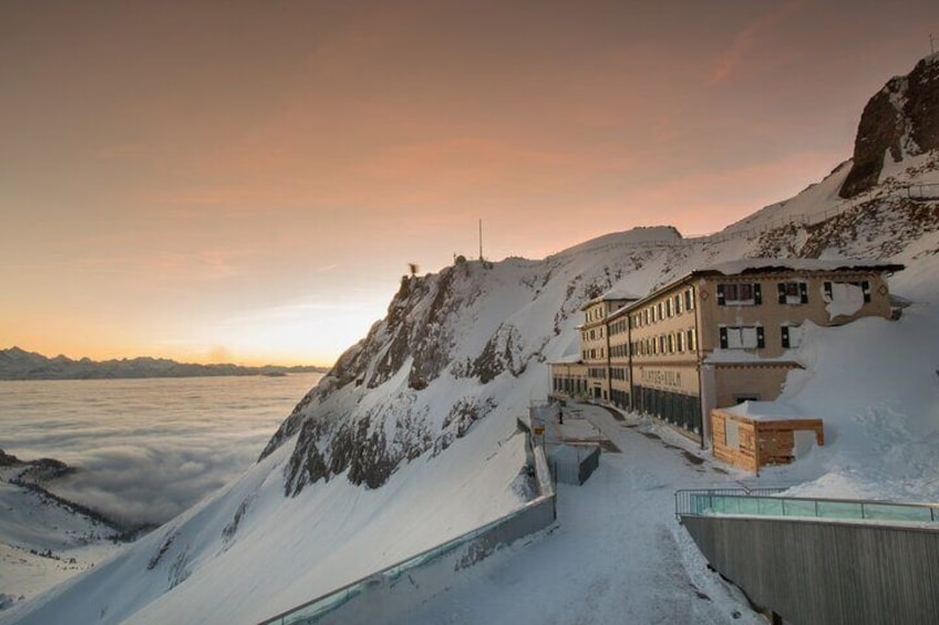 Mt. Pilatus self-guided trip by cable car