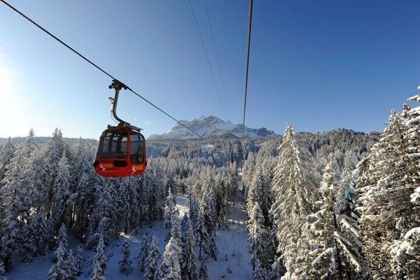 Mt. Pilatus self-guided trip by cable car