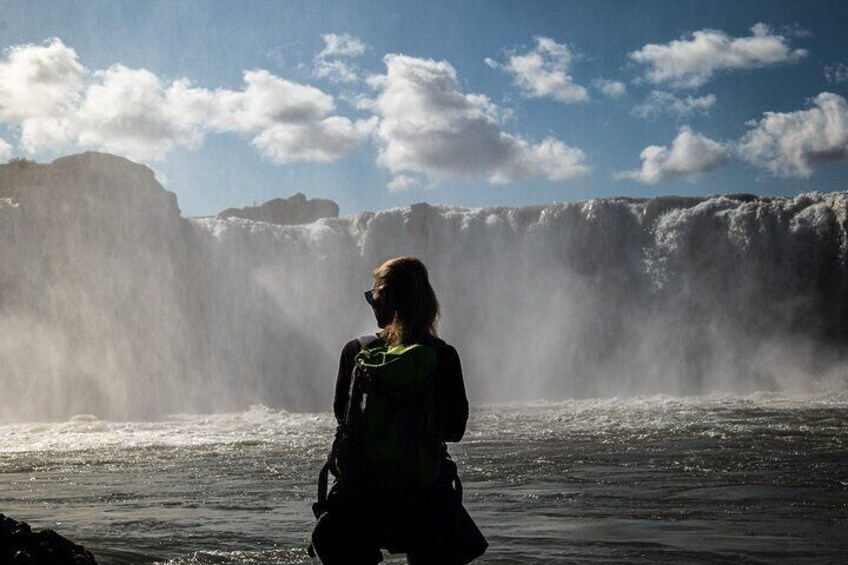 Goðafoss Waterfall from Akureyri Port