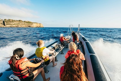 Baie de Palma : 1 heure d'aventure en bateau rapide