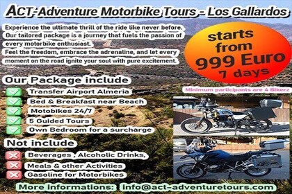 Private Motorcycle Tours in Andalusia Spain