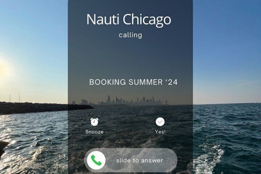 @nautichicago is calling! Its time to book your charter now! 