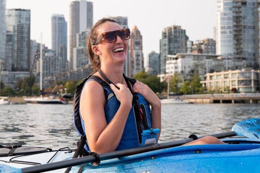 3 Hour Kayak in Vancouver with Coffee on the Beach