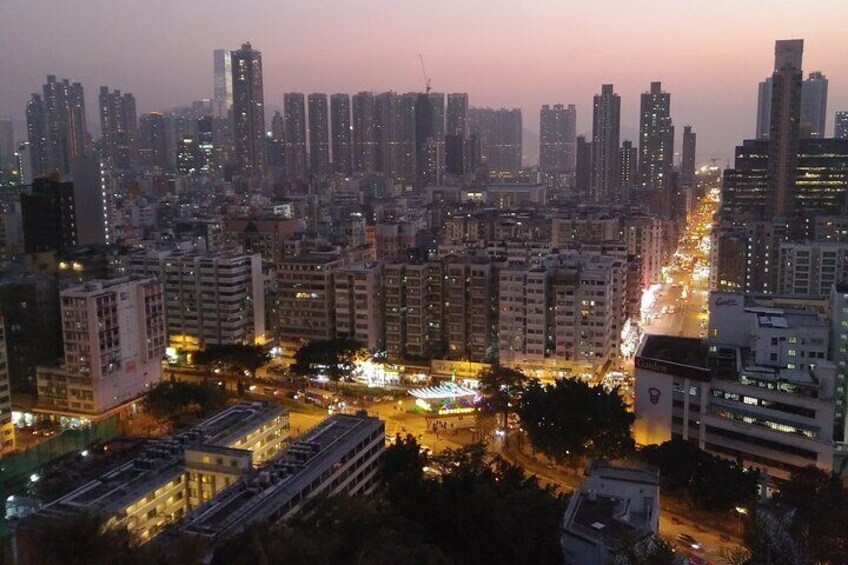 skyline of Kowloon
