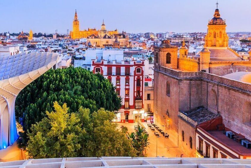 Excursion from Malaga to Seville with tickets to the Real Alcázar