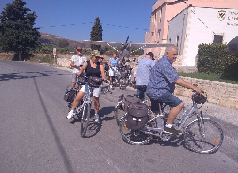 Picture 3 for Activity From Rethymno: Guided E-Bike Tour to Myli Gorge with Lunch