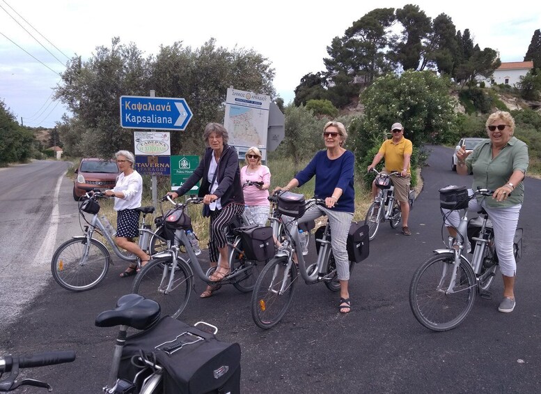 Picture 2 for Activity From Rethymno: Guided E-Bike Tour to Myli Gorge with Lunch