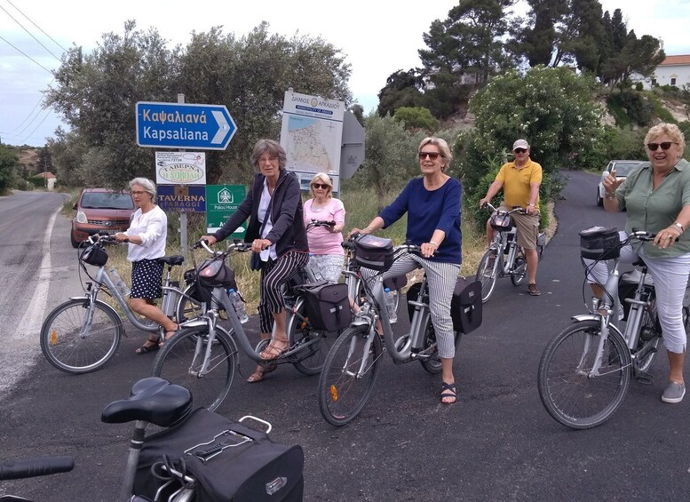 Picture 2 for Activity From Rethymno: Guided E-Bike Tour to Myli Gorge with Lunch