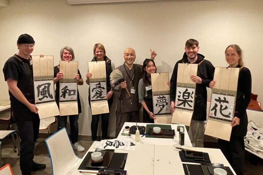 Japanese Calligraphy Experience in Osaka