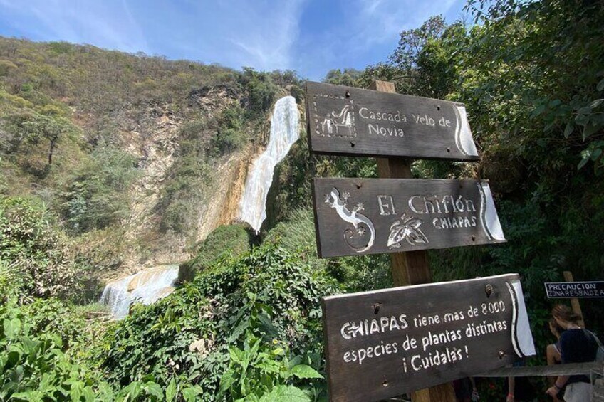 Full Day Tour of Montebello Lakes and El Chiflon Waterfall