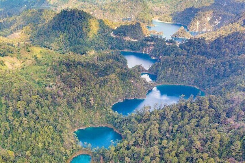 Full Day Tour of Montebello Lakes and El Chiflon Waterfall