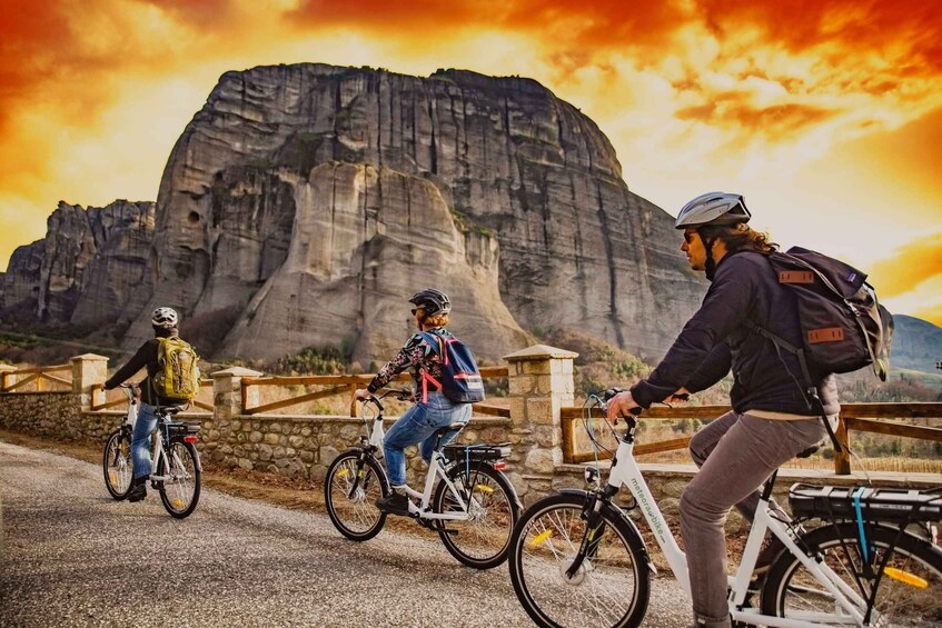 Meteora Sunset Tour on E-bikes