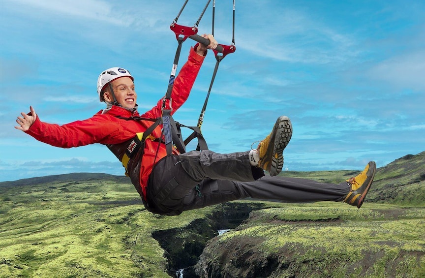 Picture 1 for Activity The Bird: Our conventional ride with Mega Zipline Iceland