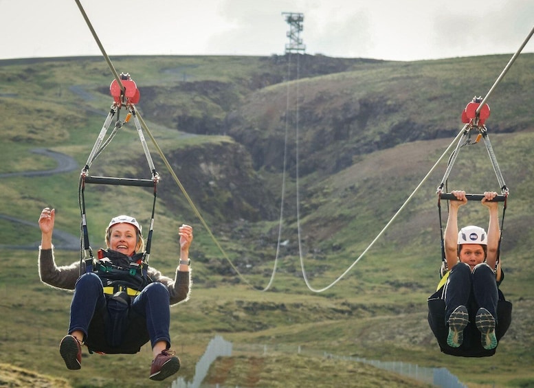 Picture 4 for Activity Hveragerdi: Mega Zipline Experience