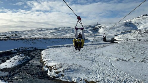 Hveragerdi: Mega Zipline Experience