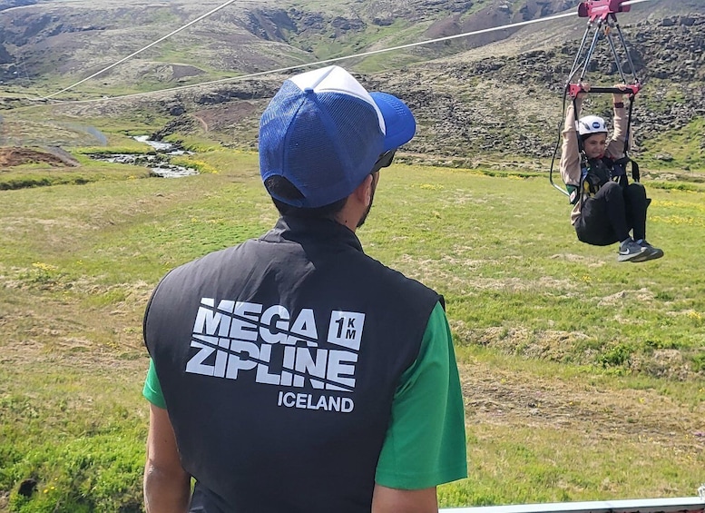 Picture 7 for Activity Hveragerdi: Mega Zipline Experience