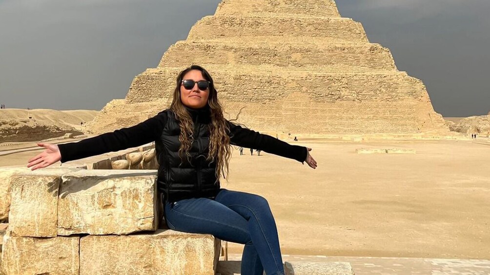 From Port  Said : Day Tour to Giza Pyramids & Sakkara