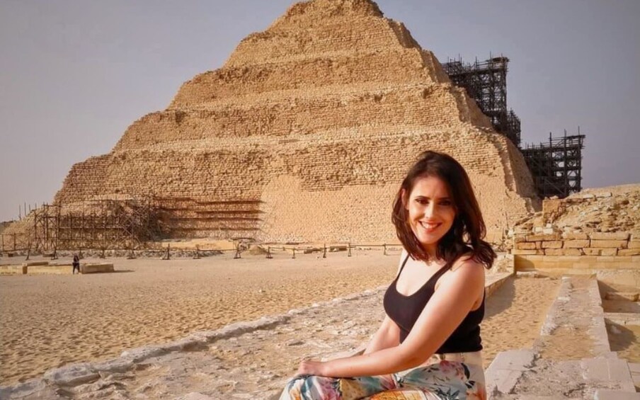 From Port  Said : Day Tour to Giza Pyramids & Sakkara