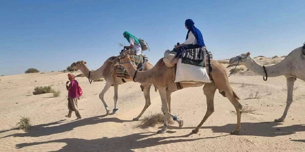 A Night in Camp in the Douz Desert