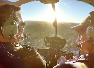 Hoera voor Hollywood: 35-minuten durende helikoptervlucht
