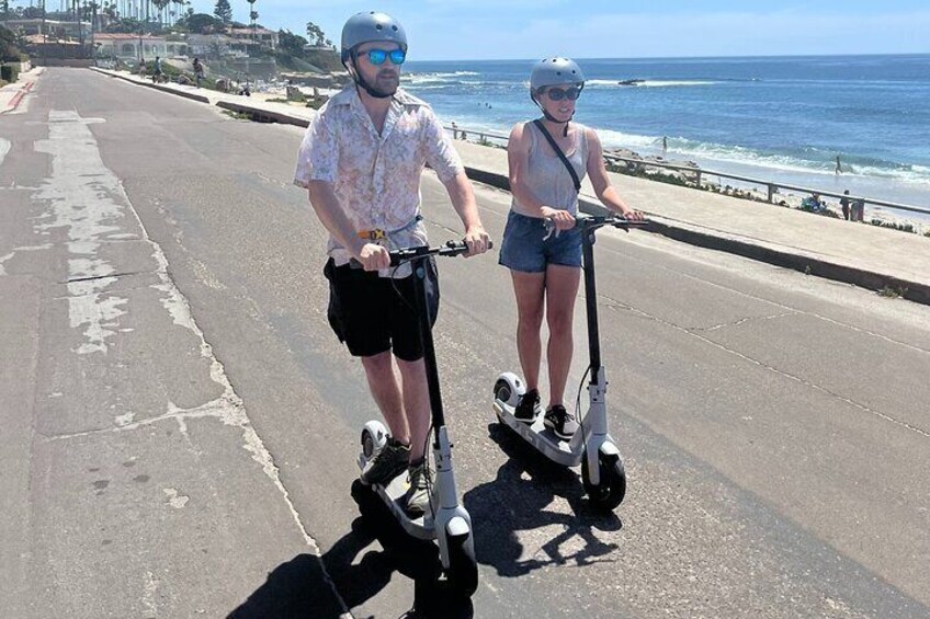 La Jolla E-Scooter Tour with Photos Included