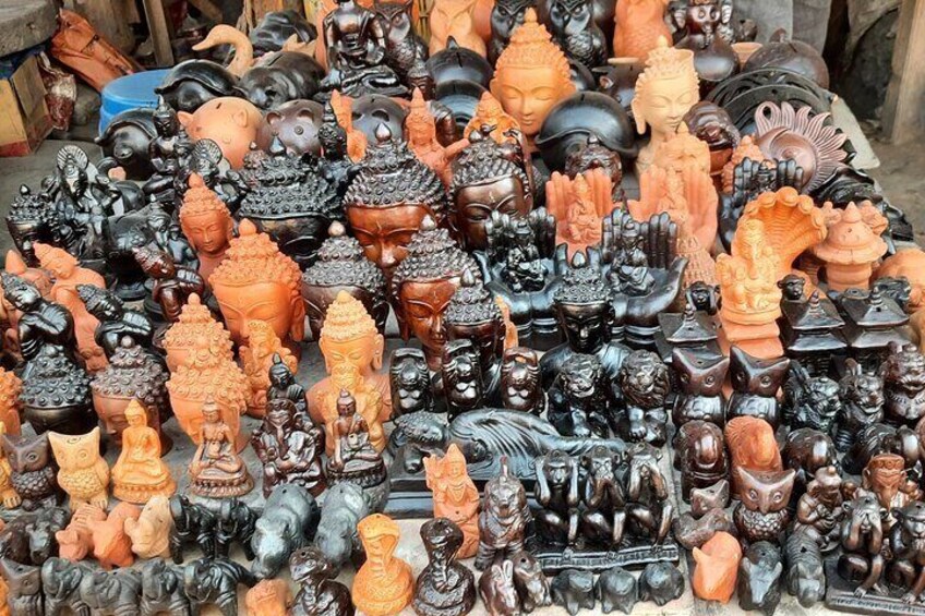 Pottery stuff in Pottery square in Bhaktapur.