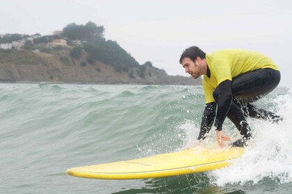 Beginner Surfing Lesson - Pacifica or Santa Cruz