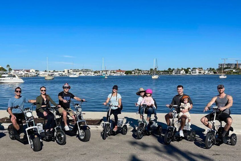 Naples Florida Guided Electric Trike Tour - All Ages Family Fun