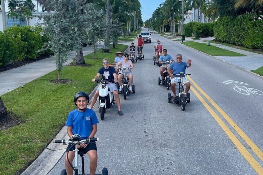 Naples Florida Guided Electric Trike Tour - All Ages Family Fun