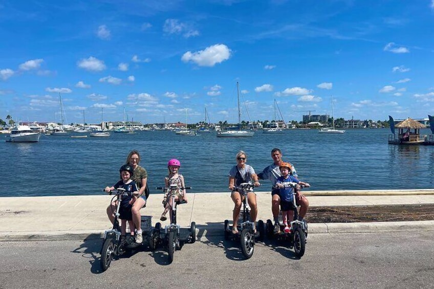 Naples Florida Guided Electric Trike Tour - All Ages Family Fun