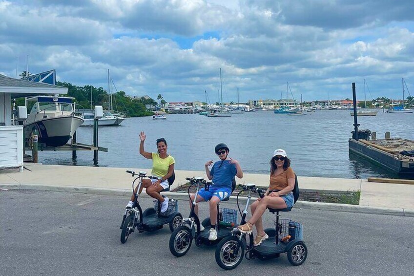 Naples Florida Guided Electric Trike Tour - All Ages Family Fun