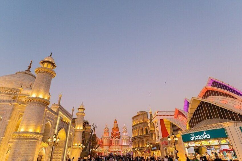 Global Village Tickets with Dinner Meal Voucher & Return Transfer