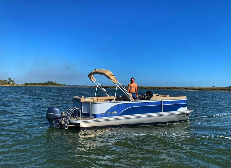 Picture 2 for Activity Hilton Head Island: Self-Drive Pontoon Boat Rental
