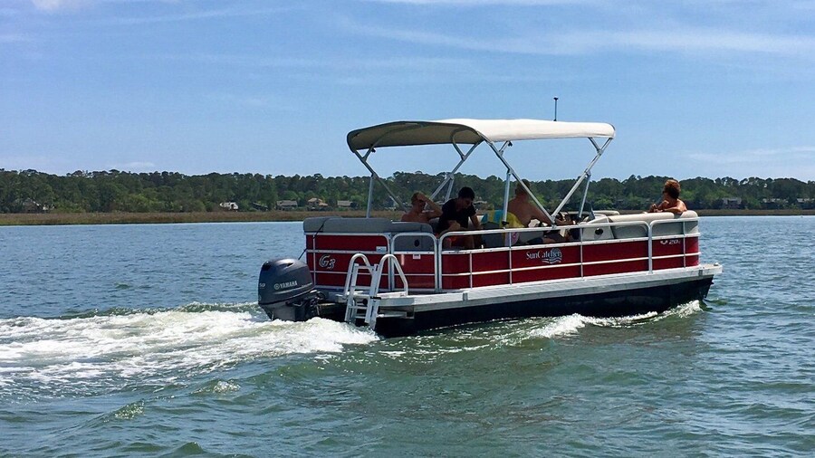 Hilton Head Island: Self-Drive Pontoon Boat Rental