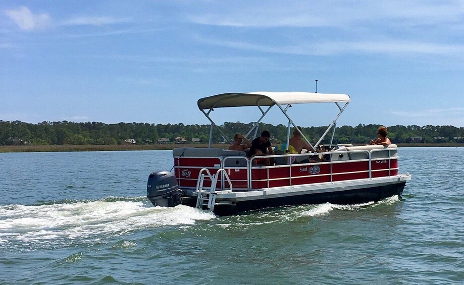 Hilton Head Island: Self-Drive Pontoon Boat Rental