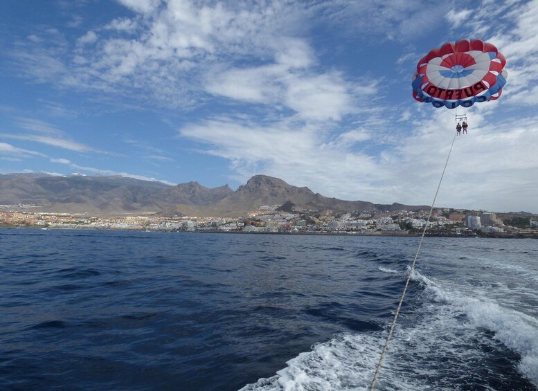 Picture 2 for Activity Tenerife South: Parascending Experience with Boat Ride