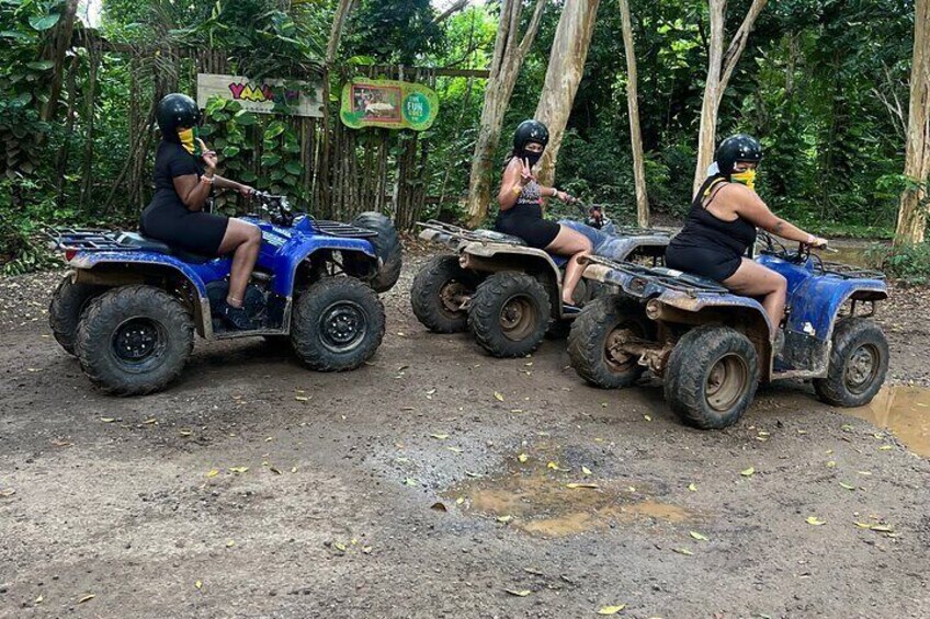 Negril Private Day Tour with ATV Ride and Party Catamaran