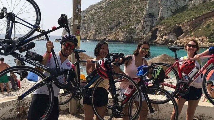 Electric bicycle route Cala Granadella -Cala Moraig