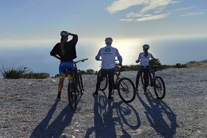 Electric bicycle route Cala Granadella -Cala Moraig