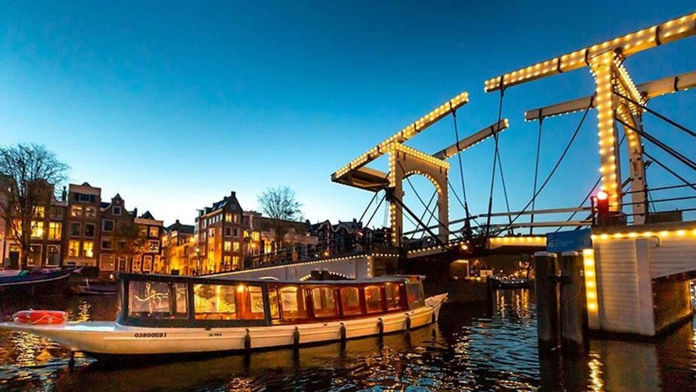 Picture 1 for Activity Amsterdam: Light Festival Cruise with Drinks & Snack Option