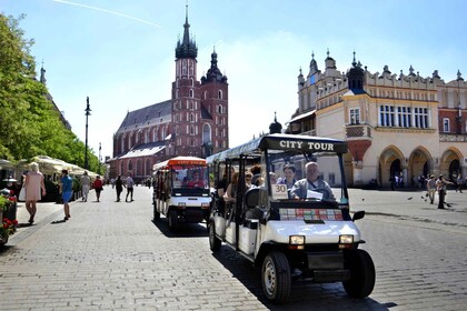 Krakova: Krakova: Yksityinen opastettu kaupunkikierros sähköautolla
