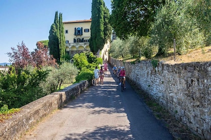 Tur Sepeda Listrik saat matahari terbenam di Tuscan & Florentine Hills deng...